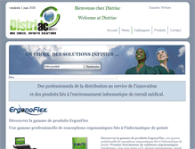 Tablet Screenshot of distriac.com